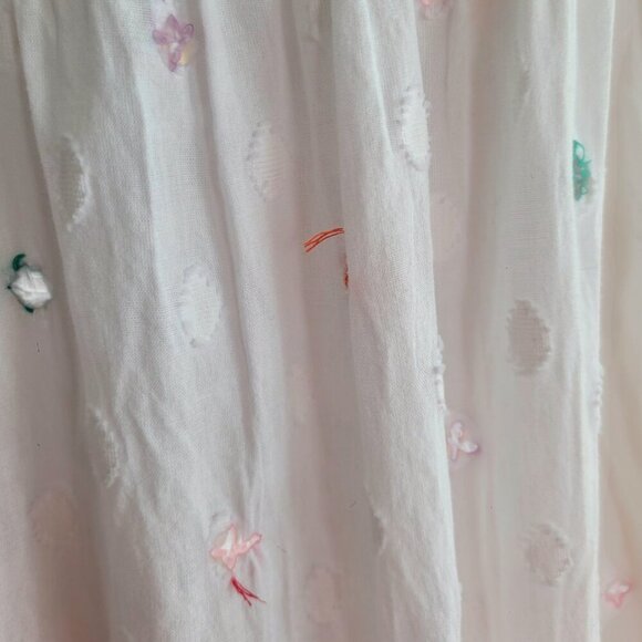 Tessora Sleeveless Romantic Boho Embroidered Maxi Dress M - Picture 6 of 10